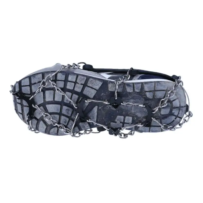 

1Pair 8-Teeth Sports Anti-Slip Ice Gripper Cleats Shoe Boot Grips Crampon Chain Spike Snow For Hiking Climbing Quality