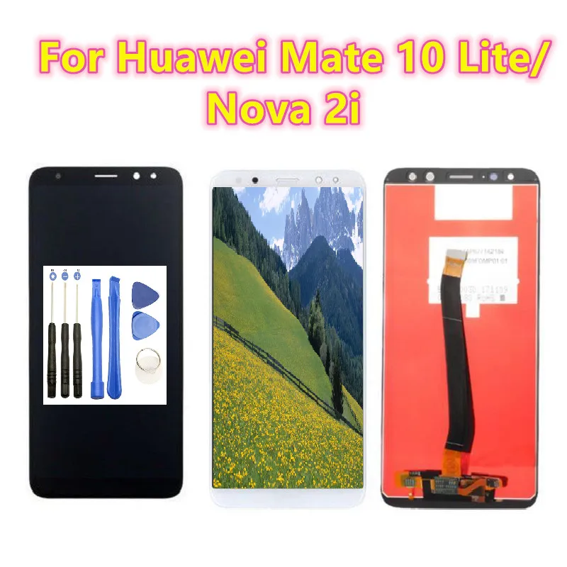 

For Huawei Mate 10 Lite LCD Assembly + Touch Screen For Huawei Nova 2i Lcd Display 5.9" Digitizer Screen Glass Panel Assembly