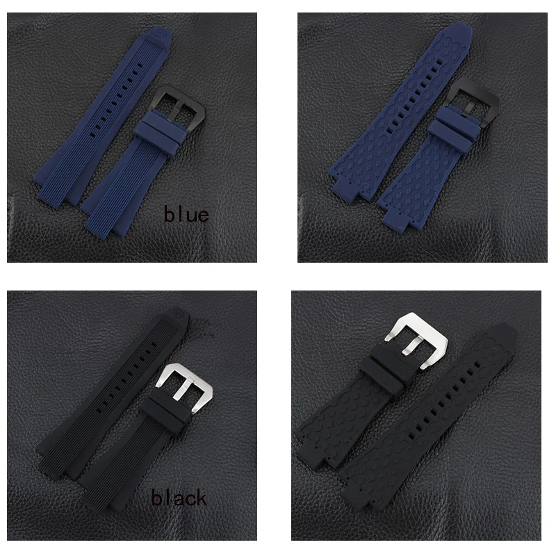 Shengmeirui водонепроницаемый резиновый ремешок 29*13 мм для MK watch MK8152 Черный Коричневый Оранжевый дайвинг силиконовые Ремешки для наручных часов
