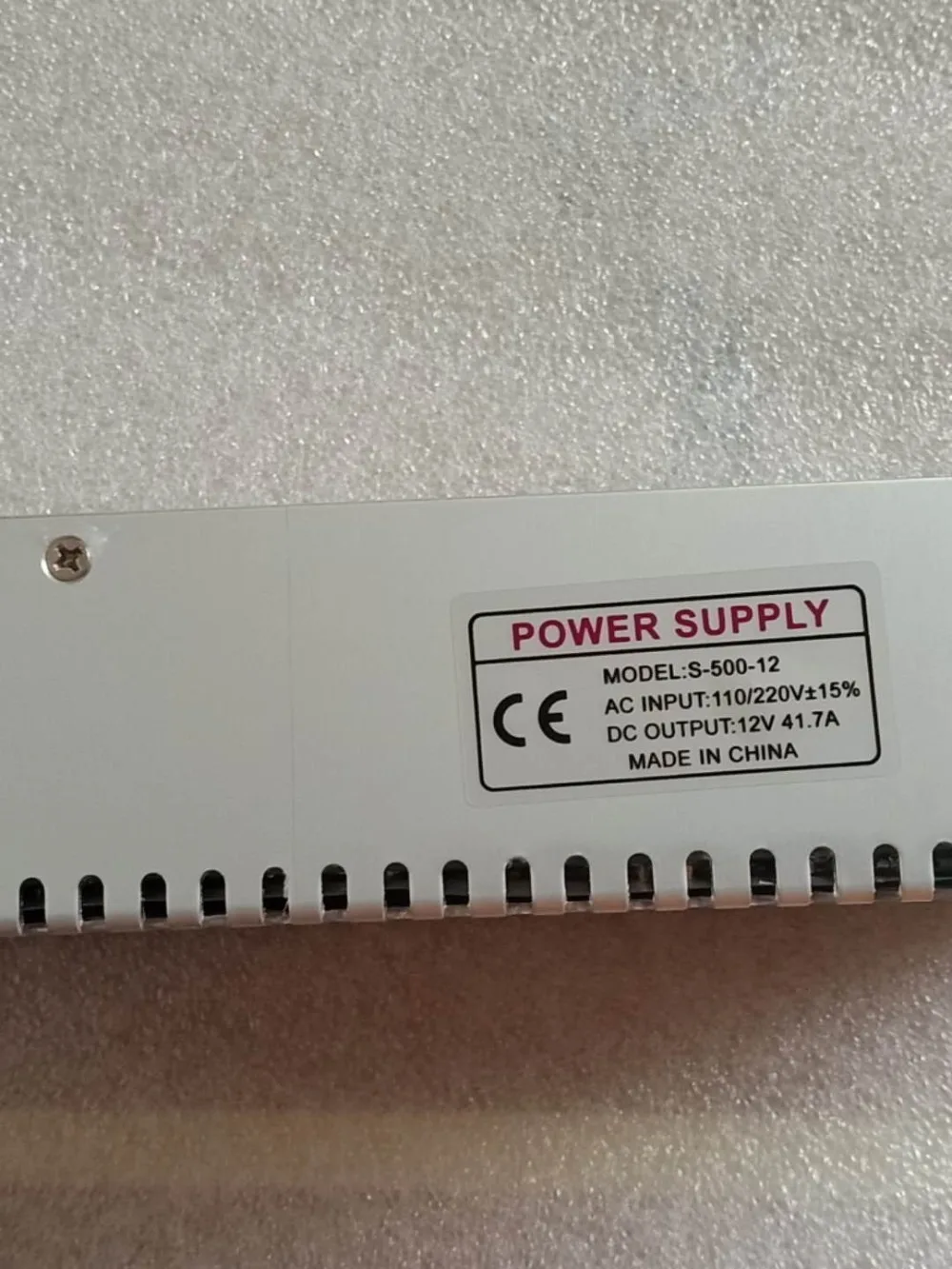 500 W 41.7A S-500-12 DC12V переключение Питание трансформатор привода для Светодиодные ленты освещения AC110 AC220V Регулируемый DC/DC 12 V