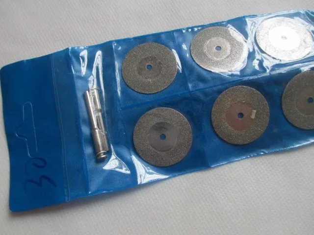 10 шт. 1 "30 мм алмазные диски поворотный отвал диск лезвиями циркулярная пила абразивных пилы для Стекло, мрамор, или Гранит