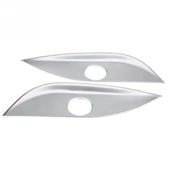

2Pcs Car Seat Adjust Switch Button Cover Panel Trim for Mercedes Benz GLC CLS E C Class W205 W212 W Silver Chrome