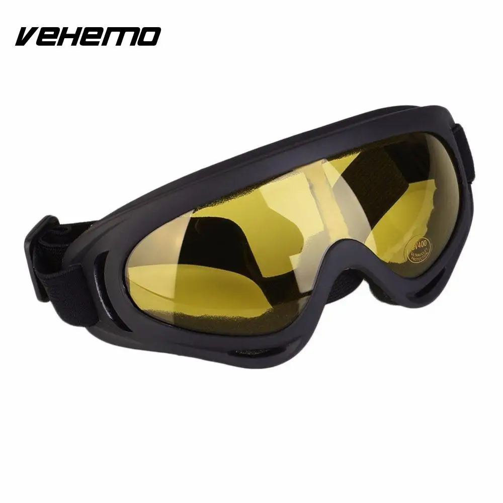 Защитные очки Vehemo для мотокросса езды на мотоцикле и бездорожье|dirt bike goggles|helmet