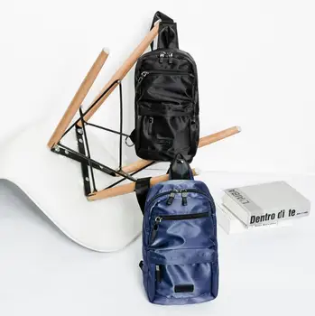 

yesetn bag 10243017 new men's nylon single shoulder cross body chest small bag