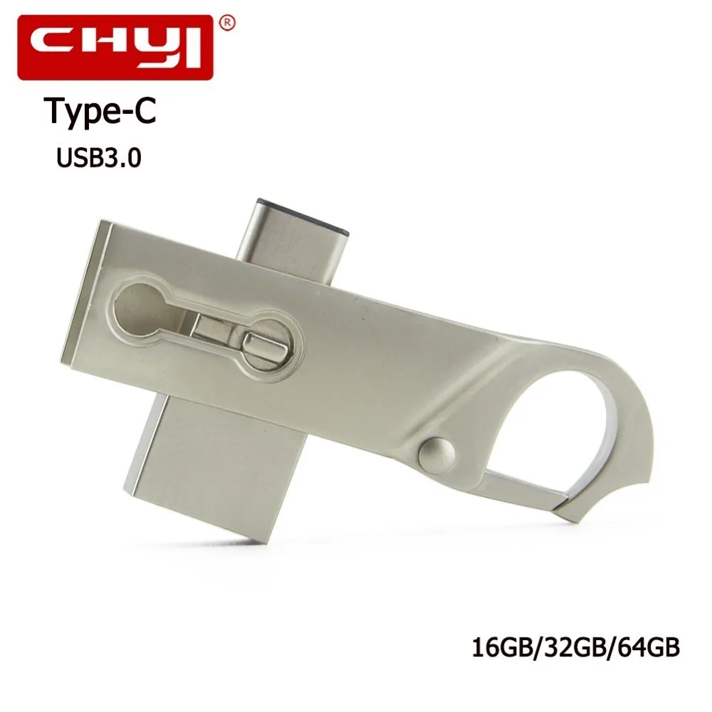 

Type C USB 3.0 Flash Drive 16/32/64GB OTG Pendrive PC Tablet Smartphone USB Memory Stick Mini Pen Drive Double Plug for Laptop