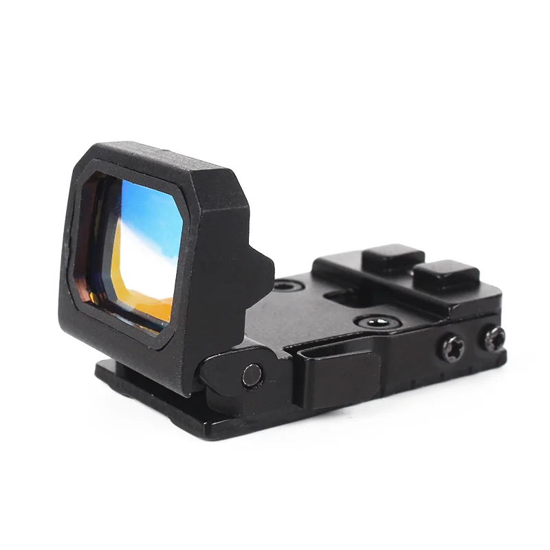 

Robin Hunting Mini Foldable Red Dot Sight Collimator Glock Rifle Reflex Sight Scope Fit 20mm Weaver Rail For Outdoor Hunting