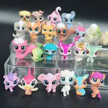 10 pcs/lot 3.5cm LPS Unicorn mini Action Figures Vinyl Dolls Pets Dog Kitty Toy Cute Anime Animal Kids Gifts Toys for Children