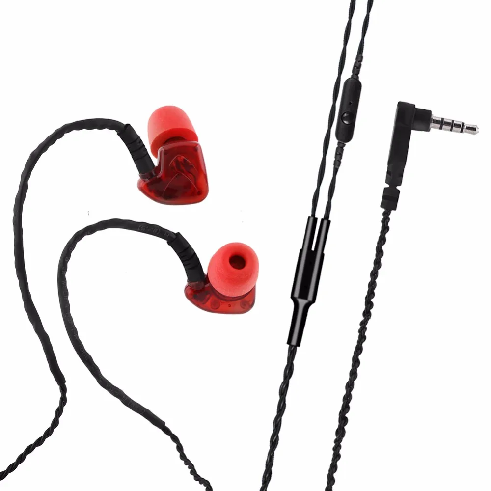 

PLEXTONE S50 In-ear Transparent Headsets Memory Ear Cap HiFi Earphones With Mic For Smartphone