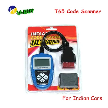 

Professional T65 Code Scanner for Indian Cars Auto Code Reader Scan tool OBD2 Diagnostic reader for Mahindra,Maruti,Tata