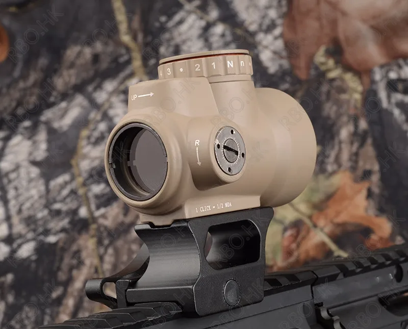 Тактический trijicon mro стиль 1x Red Dot прицел увеличение adatpor Picatinny крепление загар Охота Стрельба M9500