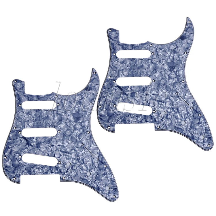 

2 шт. серый жемчужный накладки на гитару для замены электрострун 3 слоя 11 отверстий