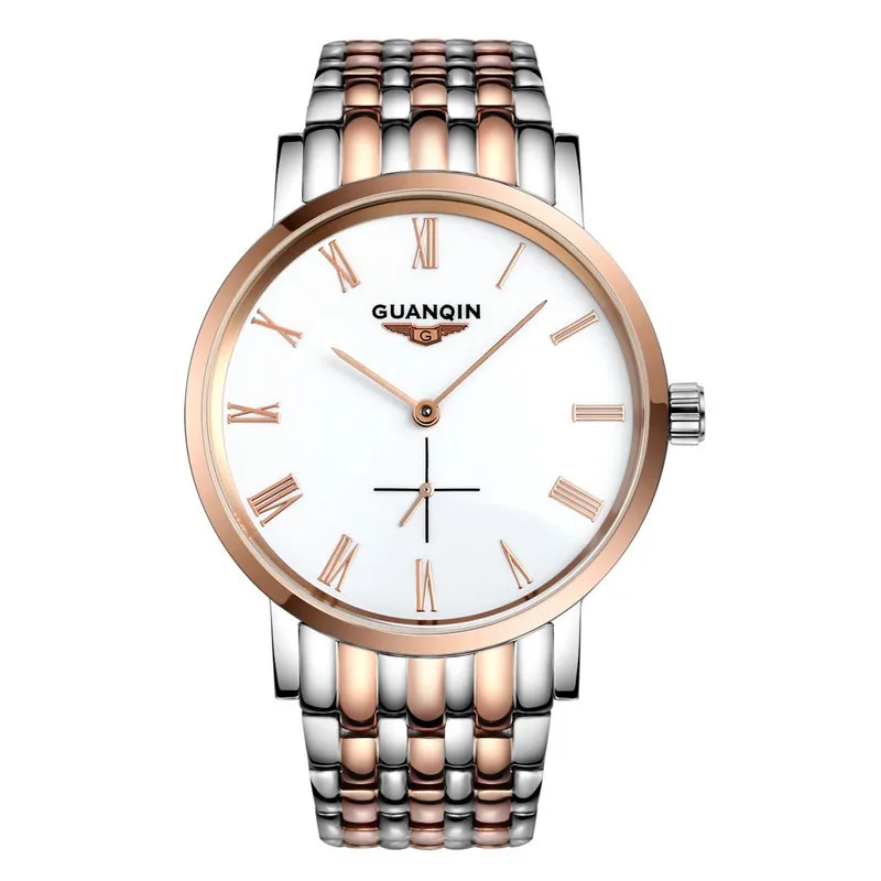 GUANQIN Men'S Watches New Luxury Brand Watch Men Fashion Simple Quartz-Watch Stainless Steel Strap Waterproof Relogio Masculino  (15)