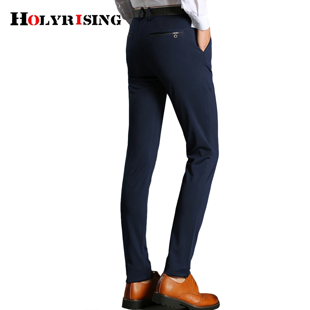 Buy 2018 Mens business pant Long Male leisure suit pants trousers high quality
