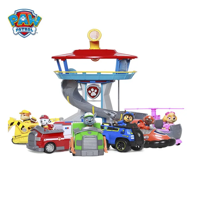 

Original Paw Patrol Toys Set Zuma Skye Everest Dog Car Puppy Patrol Observatory Anime Kid Paw Patrol Birthday Christmas Gift Toy