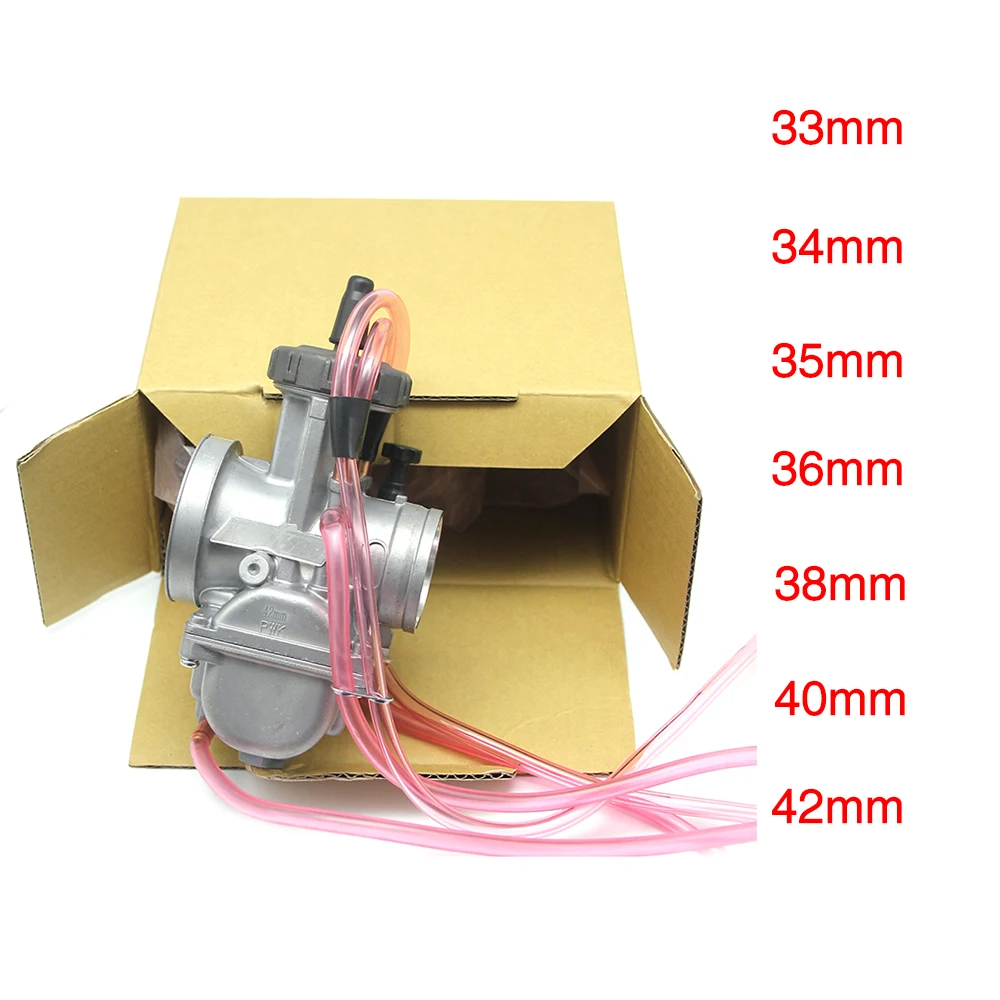 ZSDTRP Карбюратор Carb для мотоцикла 2 T/4 T двигатель 33 34 35 36 38 40 42 мм PWK Carburador Внедорожный гоночный двигатель 100-500cc