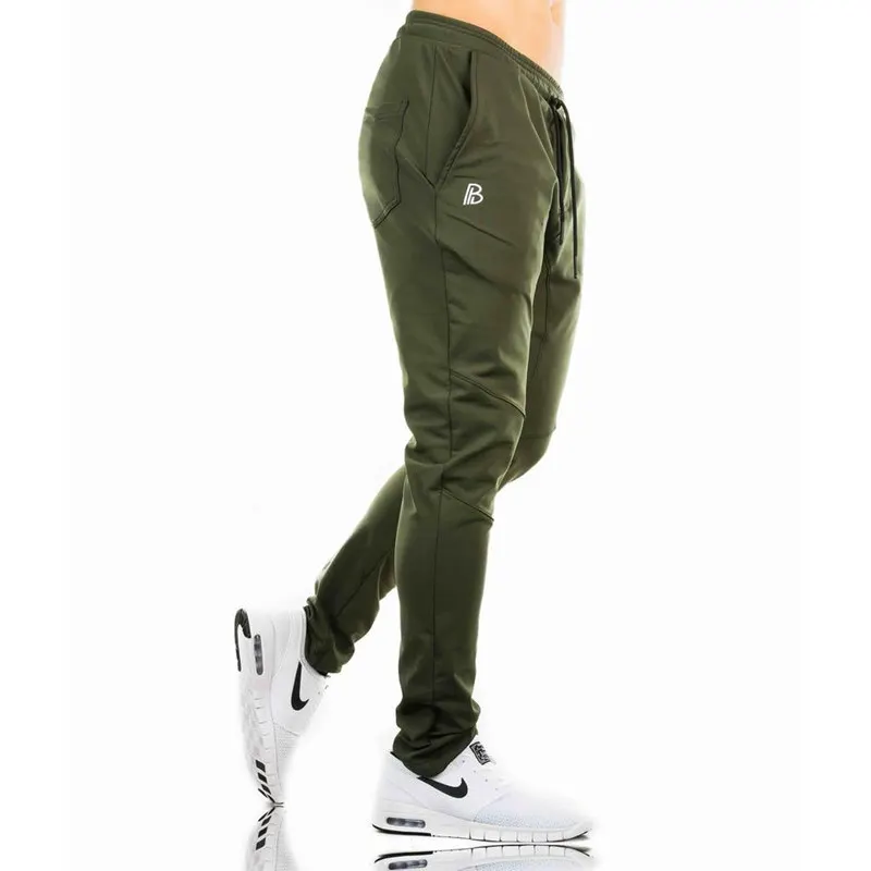 Men Cotton Drawstring Sweatpants Casual 