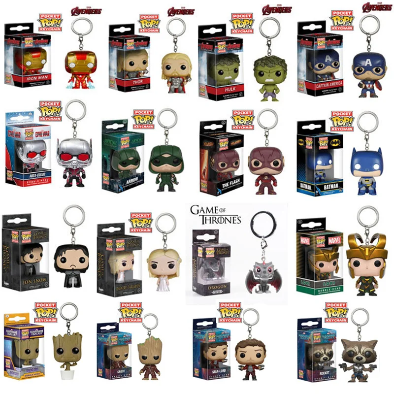 the flash funko pop keychain
