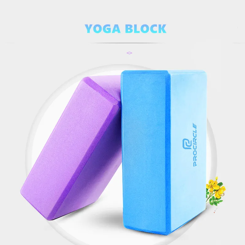 Высокая плотность EVA блоки для йоги из пеноматериала блоки для пилатеса домашний тренажерный зал Йога оборудование тренировки фитнес тренировка 4 цвета