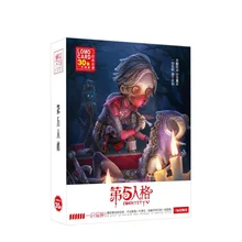30 шт./компл. игра Identity V Lomo карты мини открытка поздравительная открытка с сообщением рождественские подарки