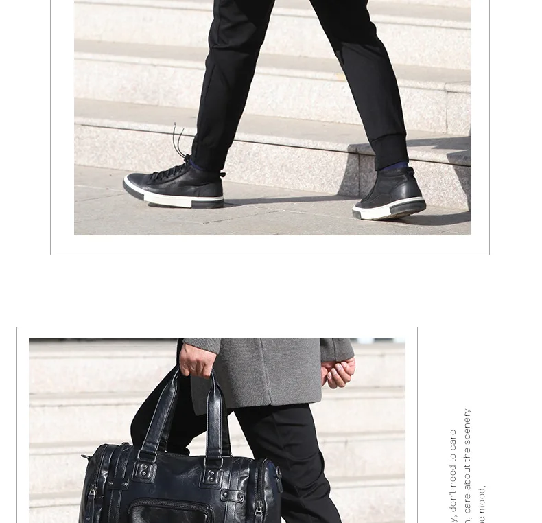2018 Новые популярные кожаные дорожные сумки для мужчин большой емкости переносные мужские сумки на плечо мужские сумки винтажные дорожные