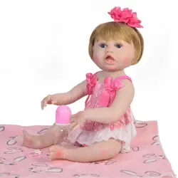 Новый дизайн Bebes reborn полный корпус силиконовые детские куклы игрушки для детей подарок 23 "57 см красивая девочка boneca reborn realista