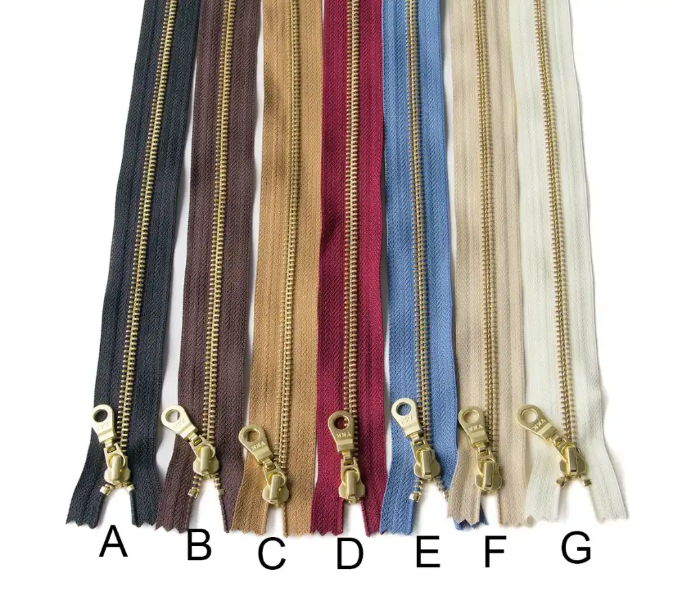 1pcs Ykk 5 Gold Tooth Metal Zipper Close End Auto Lock Diy Bag Purse Boots Zipppers Accessories Zippers Aliexpress