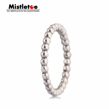

Mistletoe Genuine 925 Sterling Silver Eternal Clouds Stackable Ring Compatible with European Jewelry