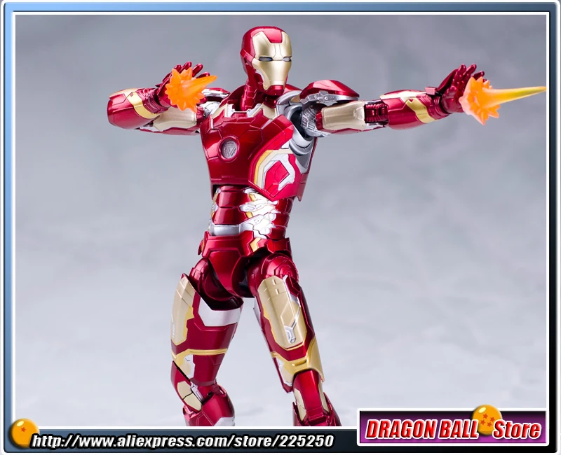 Оригинальная фигурка BANDAI Tamashii нация СВЧ/S. H. Figuarts-Железный человек MK43/Mark 43