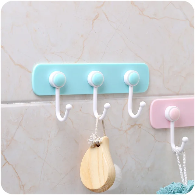 Home glue glue hook on the back of the door without a nail free kitchen