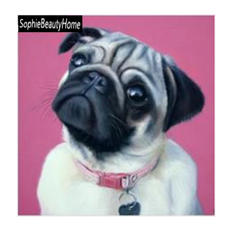 

Sophie beauty home full round DIY diamond decorative dog diamond embroidery crystal cross stitch mosaic