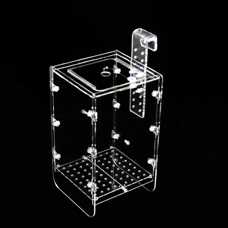 Rope design Acrylic Fishing box trap box for safe catch fish