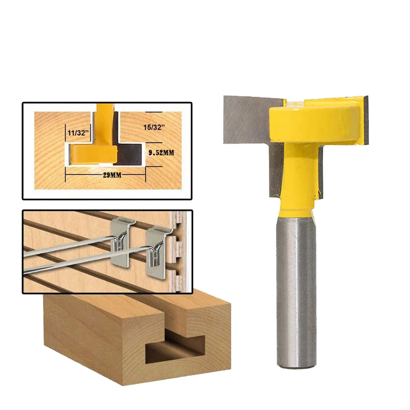 1 шт. Высокое качество Т-слот и Т-трек долбежный маршрутизатор бит-" 8" хвостовик для долото для дерева резак цена