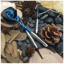 3pcs/set Professional Soft Darts 18g Electronic Dart in Red/Blue Soft Tip Darts with Aluminum Alloy Shaft