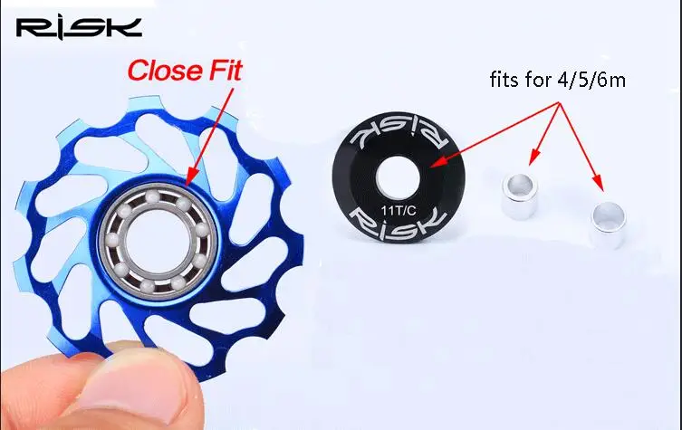 1 шт. керамический шкив для заднего переключателя передач 41 мм|bearing wheel hub|wheels