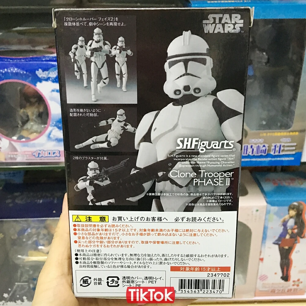 Звездные войны Клон Trooper Phase I II мультяшная игрушка фигурка Модель Кукла