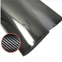 Черный 3D углеволоконная виниловая Стикеры мода автомобиль Pod для мотоцикла пыле Водонепроницаемый устойчивые к появлению царапин Стикеры s 127*10/20/30 см