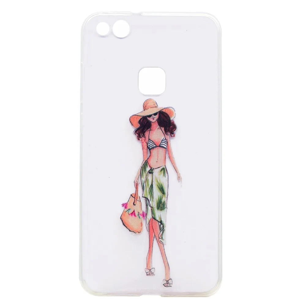 Thick base very soft TPU Total package side and ultrathin Back Cover For Huawei P8 Lite P10 Plus Phone Case |