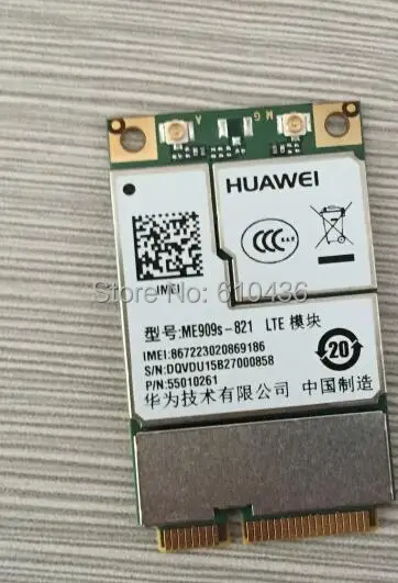 Открыл huawei 4G LTE cat4 модуль ME909s-821 (мини PCIe) 4G 3g gps gsm модуль