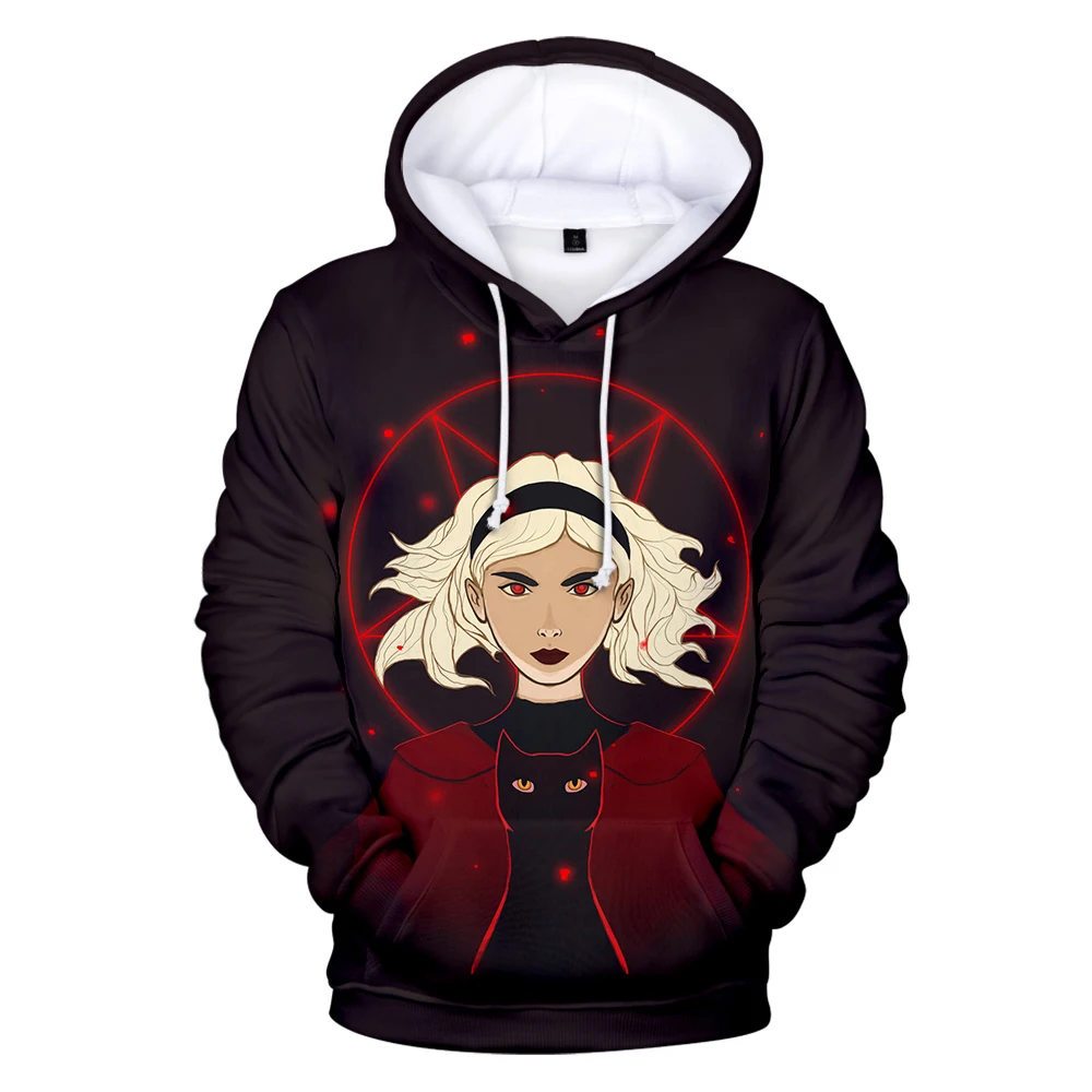 

Sabrina 3D Print Hoodie Men And Women Spring Fall Winter Loose Long Sleeve Sweatshirt Chilling Adventures of Sabrina Hoodies