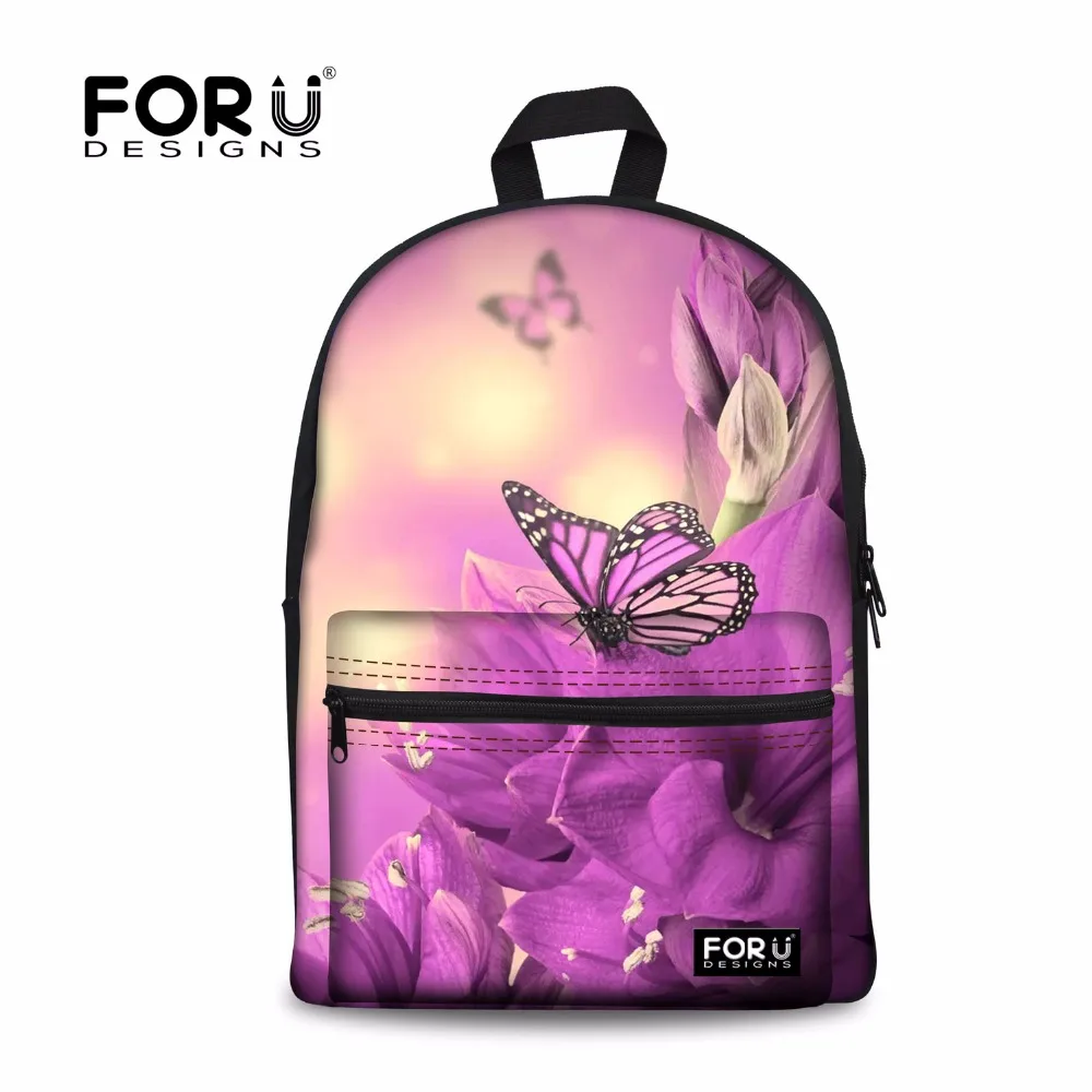 Buy FORUDESIGNS Preppy Style Women Butterfly Backpack
