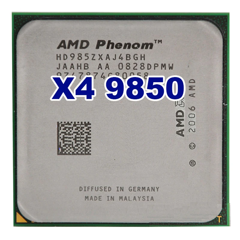 Original AMD CPU Phenom X4 9850 processor 2 5G K10 Socket AM2 940 Pin Dual CORE
