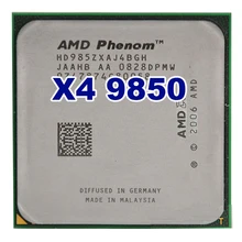 Original AMD CPU Phenom X4 9850 processor 2.5G K10 Socket AM2+/ 940 Pin /Dual-CORE / 2MB L3 Cache 95W
