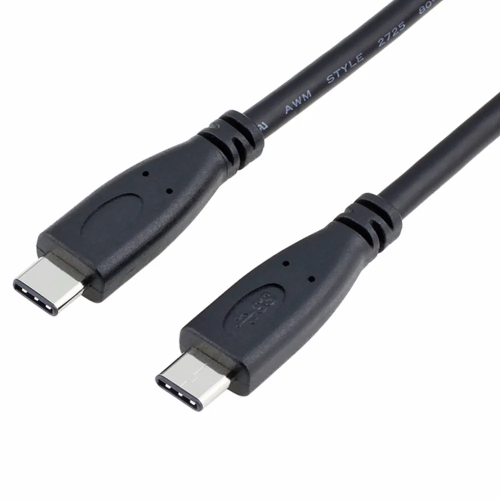 

USB Type C Cable, USB 3.1 Gen2 USB-C Male to Male Data Sync and Charging Wire Cord Connector [3A, 10Gbps] for USB-C Devices
