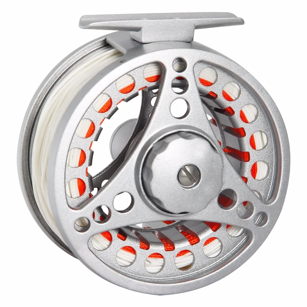 

Angler Dream 1/2 3/4 5/6 7/8WT Fly Reel and Line Combo Large Arbor Aluminum Fly Fishing Reel Weight Forward Floating Fly Line