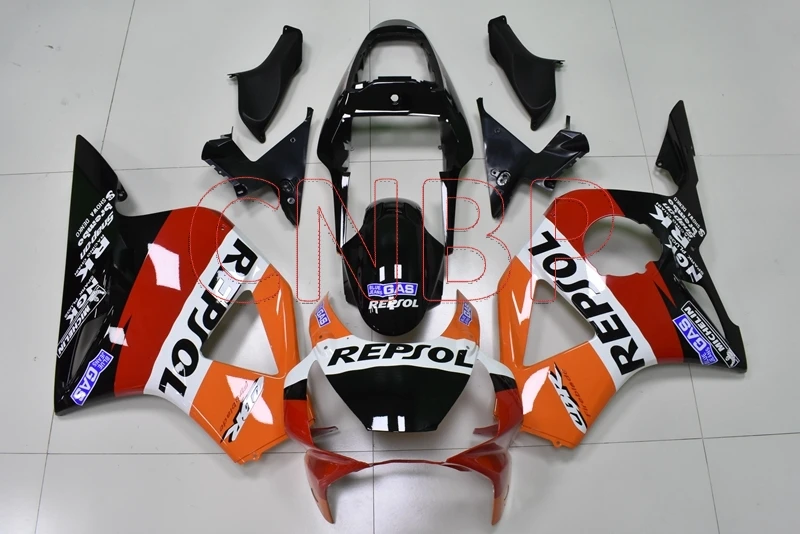 Комплекты обтекателей, CBR 954 RR 2002-2003 REPSOL кузов CBR 954 RR 2002 Abs обтекатель CBR900 954 2003 без краски