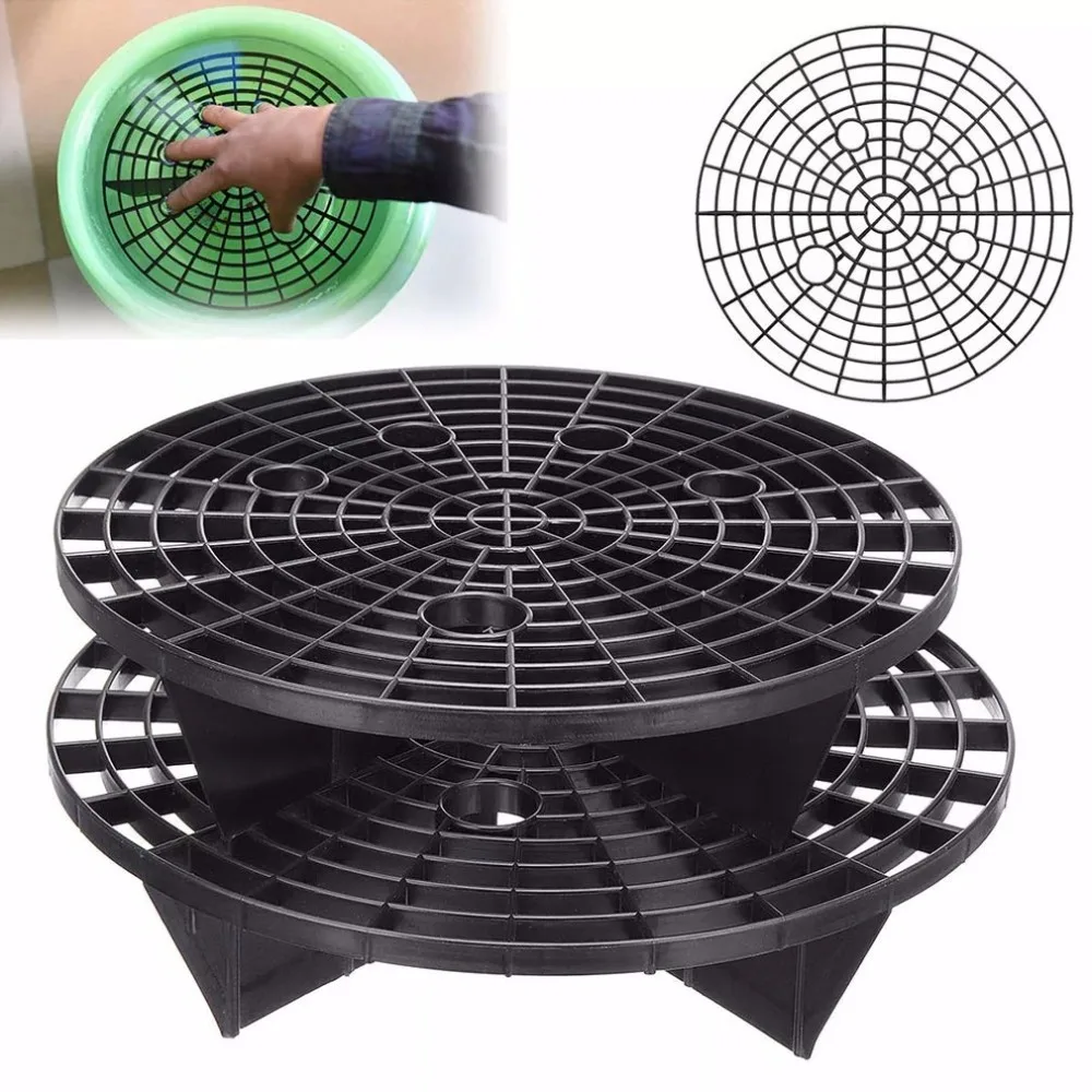 

Car Wash Grit Guard Insert Washboard Water Bucket Filter Scratch Dirt Preventing Tool