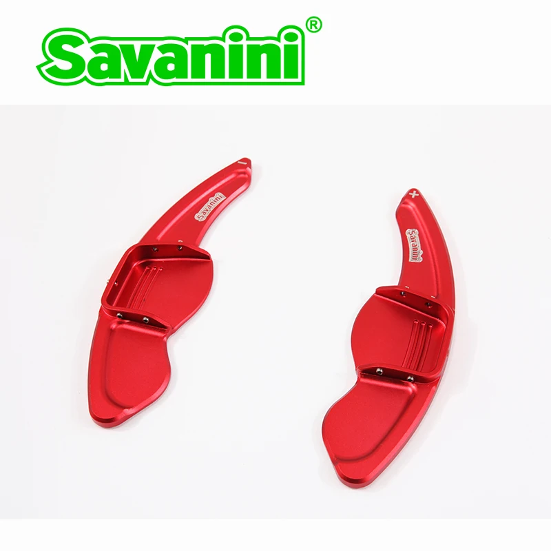Savanini 2 шт. алюминиевое рулевое колесо DSG весло переключения передач удлинитель
