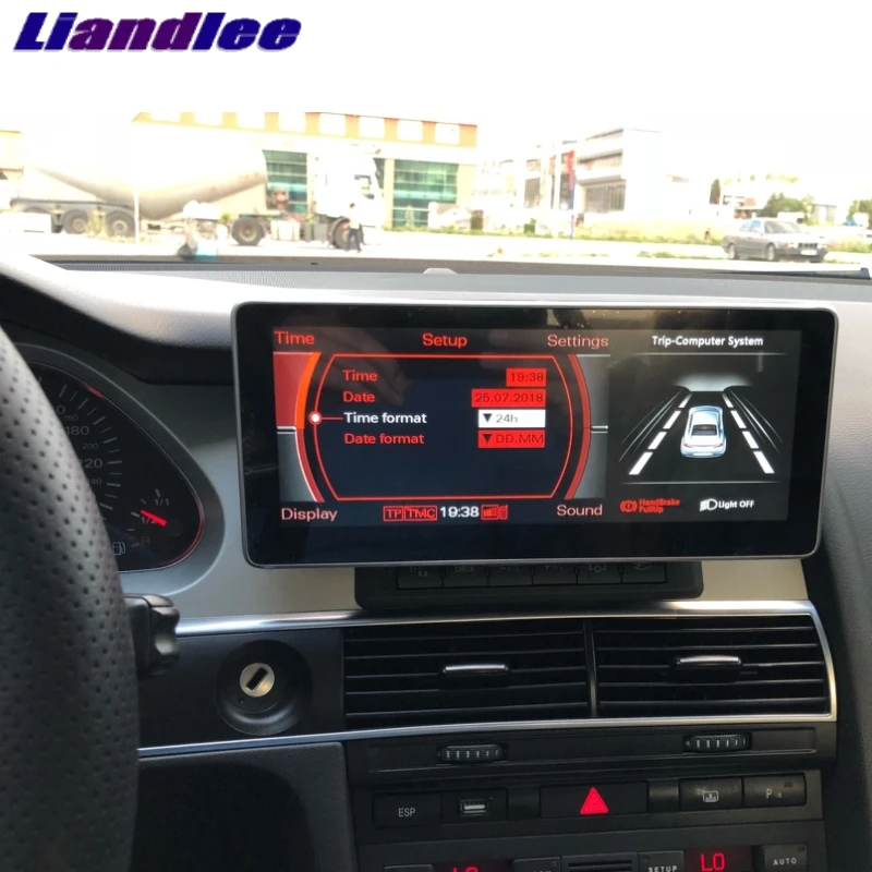 Liandlee автомобильный мультимедийный плеер NAVI для Audi Q7 4L V12 2005~ MMI 4G ram CarPlay 10,2" Радио Стерео gps экран навигация