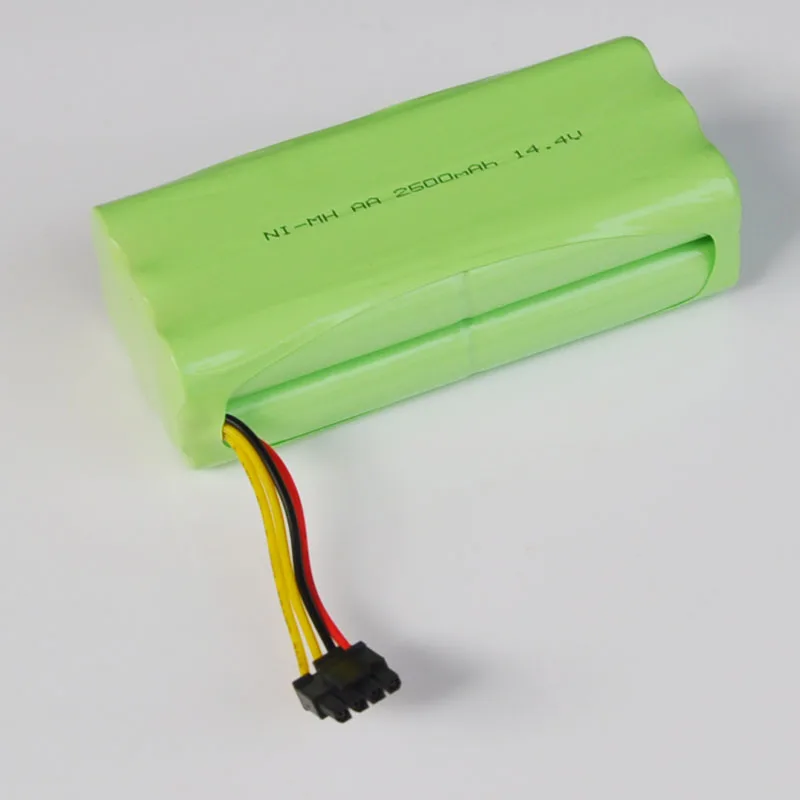 Günstig 14,4 V 2500MAH Ni Mh AA akku zelle für Ecovacs Deebot Deepoo X600 ZN605 ZN606 ZN609 Redmond Staubsauger roboter