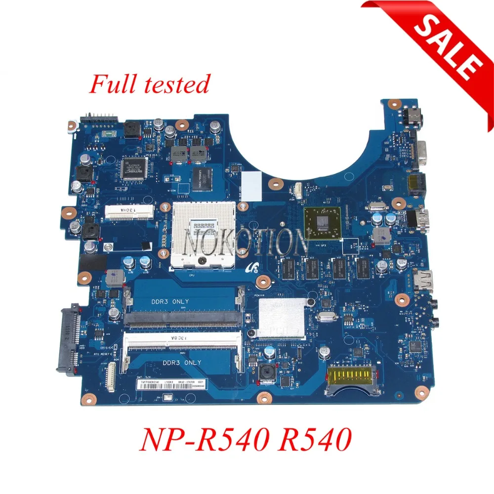 

NOKOTION BA41-01351A BA41-01354A BA92-07471A BA92-07471B For samsung NP-R540 R540 Laptop motherboard HM55 ATI HD4500 Main board